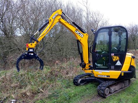 rock grapple mini excavator|log grapples for mini excavators.